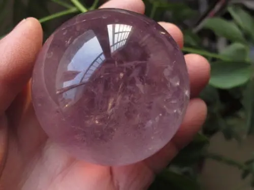 WW 04739 NATURAL AMETHYST QUARTZ CRYSTAL SPHERE BALL Healing | Дом и сад
