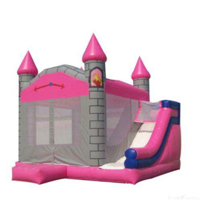 

PVC customized inflatable slide combo/inflatable bounce house indoor playground