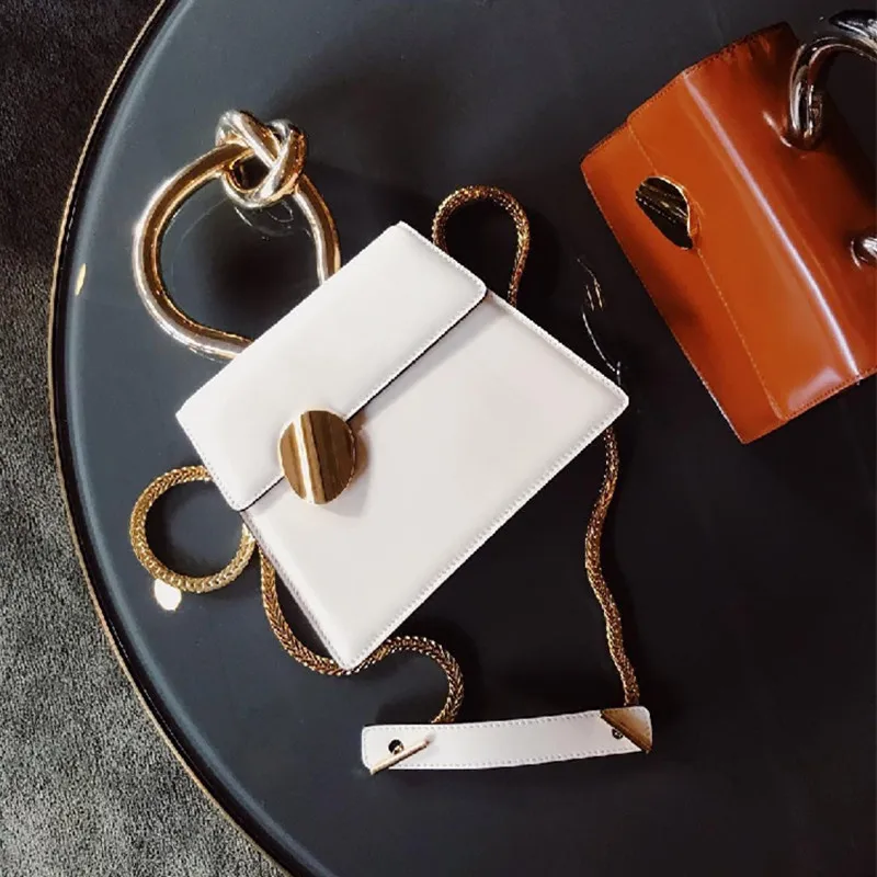 

Brand Knot Top Handle Bags for Women Metal Chain Crossbody Bags Chic Shoulder Bag Handbags Women Famous Brands Clutch Purse 2019
