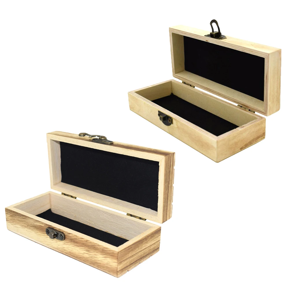 

Vintage Handmade Glasses Box Holder Bamboo Wooden Sunglasses Eyewear Protective Case Scratchproof Rectangle Shape