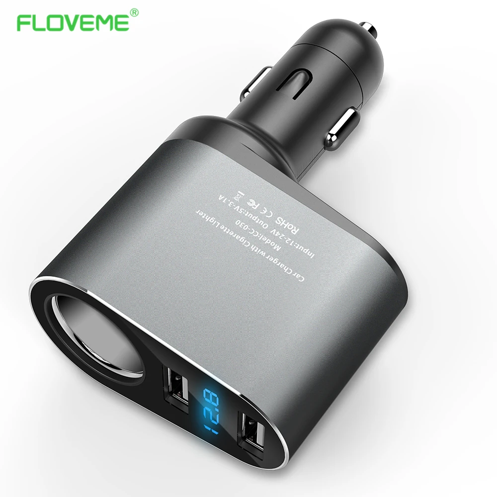 Buy FLOVEME Dual USB Car Phone Charger 5V 2.1A Mini
