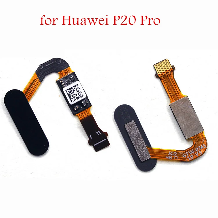 Для Huawei P20 Pro сканер отпечатков пальцев кнопка домой гибкий кабель сенсорный ID