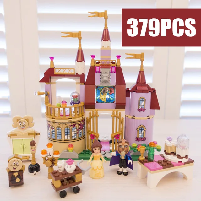 

37001\10565 Princess Belles Enchanted Castle Building Blocks For Girl Friends Marvel Compatible with lego Kids Model Toys