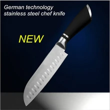 2016 7 ”Edelstahl Damaststahl Küchen Kochmesser multifunktionale Janpanese Obst Gemüse Messer Hackmesser