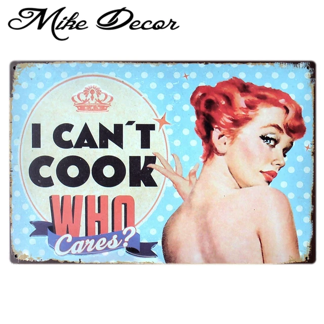 [ Mike86 ] Pin up Girl Bowl Strike Metal Signs Poster Gift PUB Wall Art