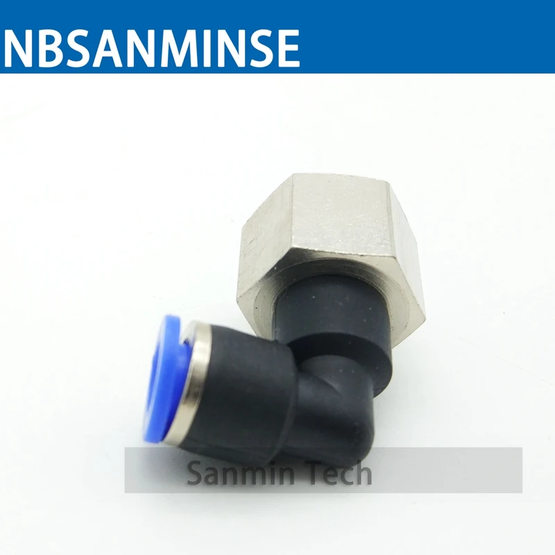 10 шт./лот PLF M5 1/8 1/4 3/8 1/2 пневматический нажимной в пластиковом гнезде