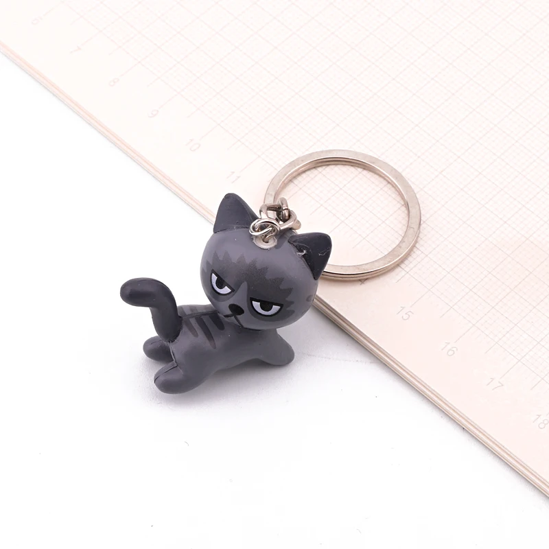 Dayoff Европейский Черный кот белка морской конек Брелоки держатель ключей прекрасный брелок животное для детей женский подарок сумка Подвеска K48