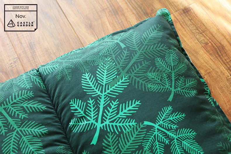 Японский стиль маленький лес зеленый татами коврик, стеганый хлопок экологический наземный коврик, мягкий для здоровья ползающий коврик, ворс коврик