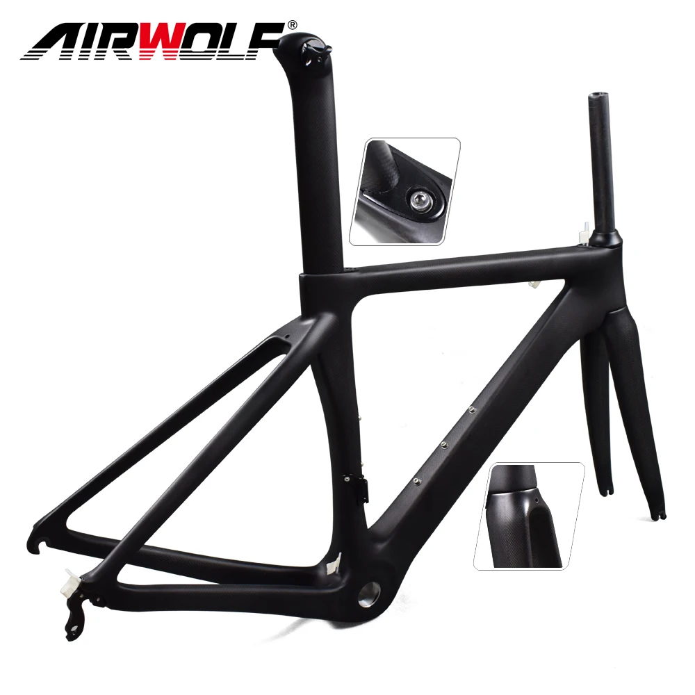 Airwolf карбоновая дорожная рама BSA 3K матовая/глянцевая bicicleta подходит для Di2 и