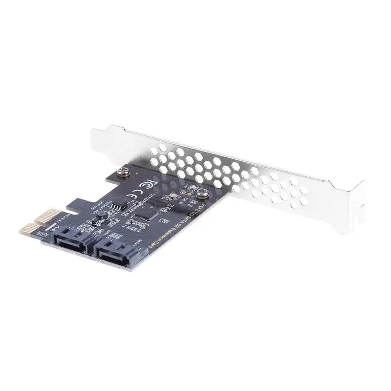 PCI Express SATA 3 контроллер карты, 2 порта PCIe SATA III 6 ГБ/сек. внутренний адаптер конвертер для настольного ПК Поддержка SSD HDD диск