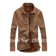 Новые мужские рубашки Большие размеры 3XL 4XL 5XL Бархатные Теплые Зимние флисовые рубашки мужские рубашки с длинным рукавом no.3460.5