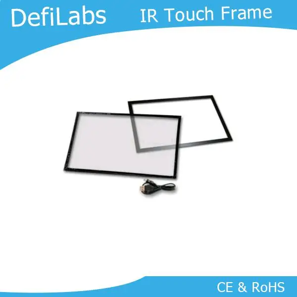 

DefiLabs 6 points 32" Infrared Touch Screen frame, 16:9 format for multi touch overlay touch frame