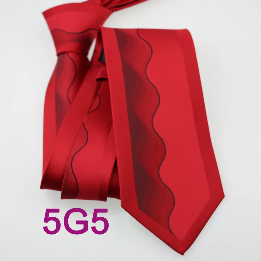 Coachella Мужские галстуки бордюр красные двухцветные черные S полоски микрофибры тканый галстук в деловом стиле для платья рубашки Свадебные