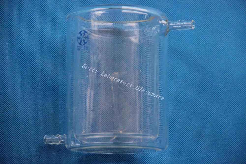 

2000ml(2L) jacketed cold trap light catalytic reactor bottle, double layer