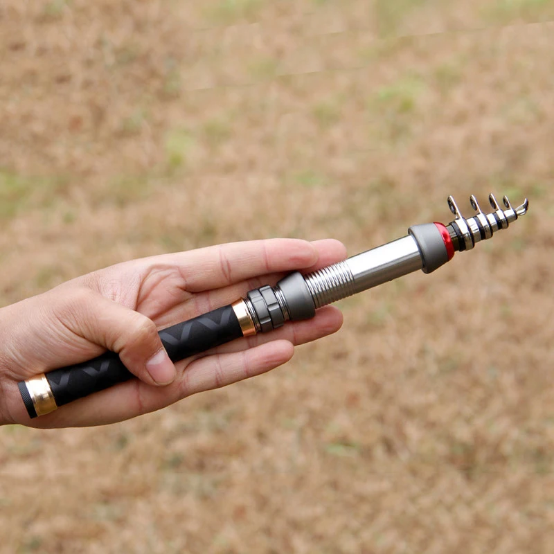 Mini Telescopic Fishing Rod Hand Tackle Ultra Light