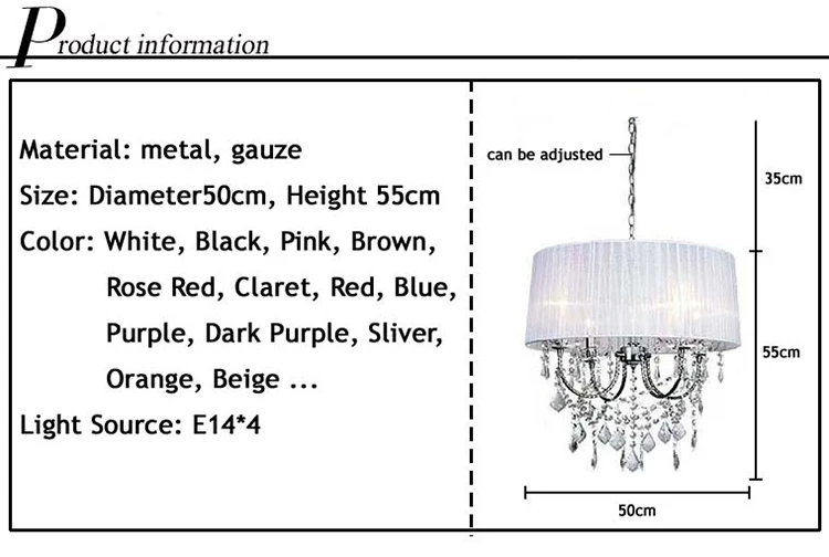Осветительная лампа, подвесные светильники, светодиодная Хрустальная спальня, благородная Роскошная лампа, дымоход e14, лампа, стеклянная основа, светодиодная лампа, модный абажур XU