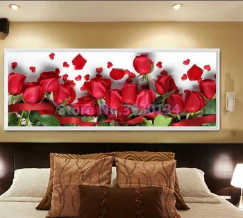 

New diy Diamond Painting Red Rose Full Square / Round Rhinestones Cross Stitch 5D Mosaic Diamond Embroidery Home Decor