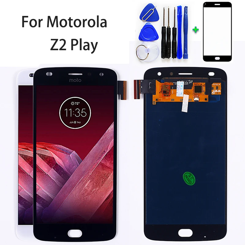 

5.5 inch For Motorola AMOLED LCD Display For Motorola Moto Z2 Play 1920*1080 Touch Screen Digitizer Assembly Free Tempered Glass