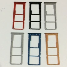 100 шт./партия, двойной лоток для sim-карты, слот для карт памяти Micro SD, держатель для samsung A30 A50 A305F A505F A305 A505, запасные части