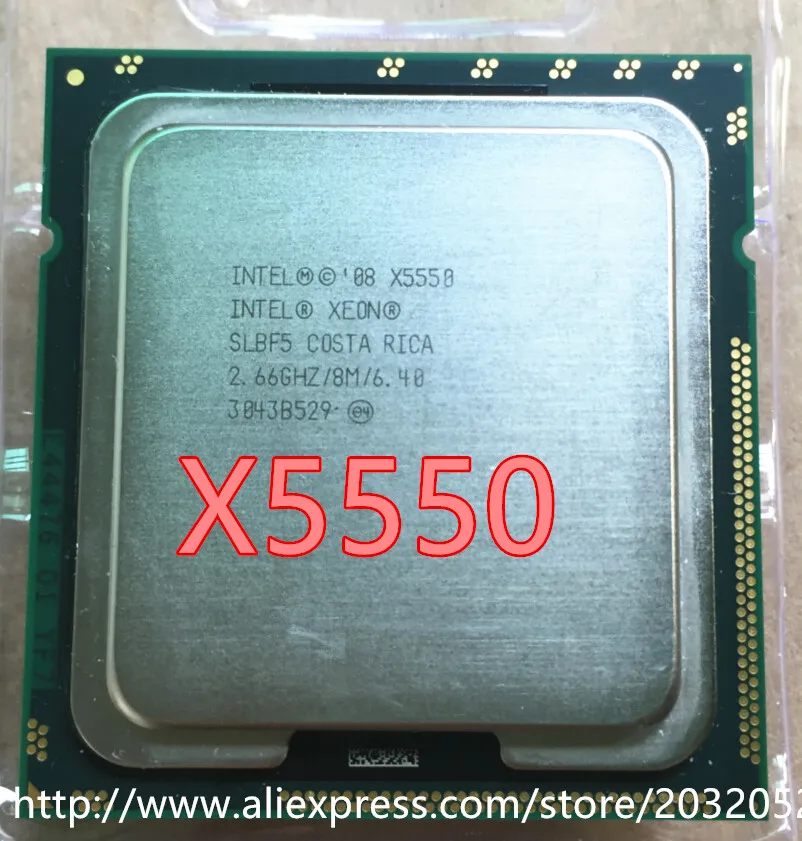 

Intel Xeon X5550 x5550 service CPU 2.66GHz LGA1366 8 threads L3 Cache 8MB Quad-Core scrattered pieces