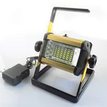 Водонепроницаемый 36 LED 18650 Батарея прожекторы Открытый Водонепроницаемый подвижные Прожекторы Открытый Отдых работа, свет лампы Зарядное устройство