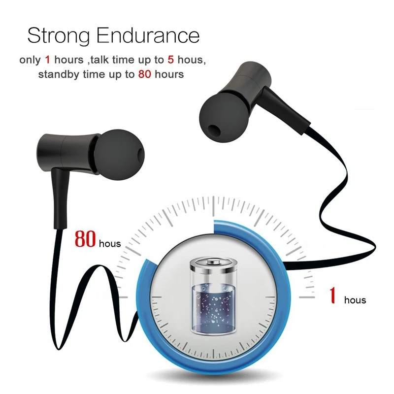 M J Metal Magnetic Switch Wireless Sport Earphones Sweatproof Stereo Bluetooth 4 1 Headset with MIC For iPhone LG HTC Xiaomi
