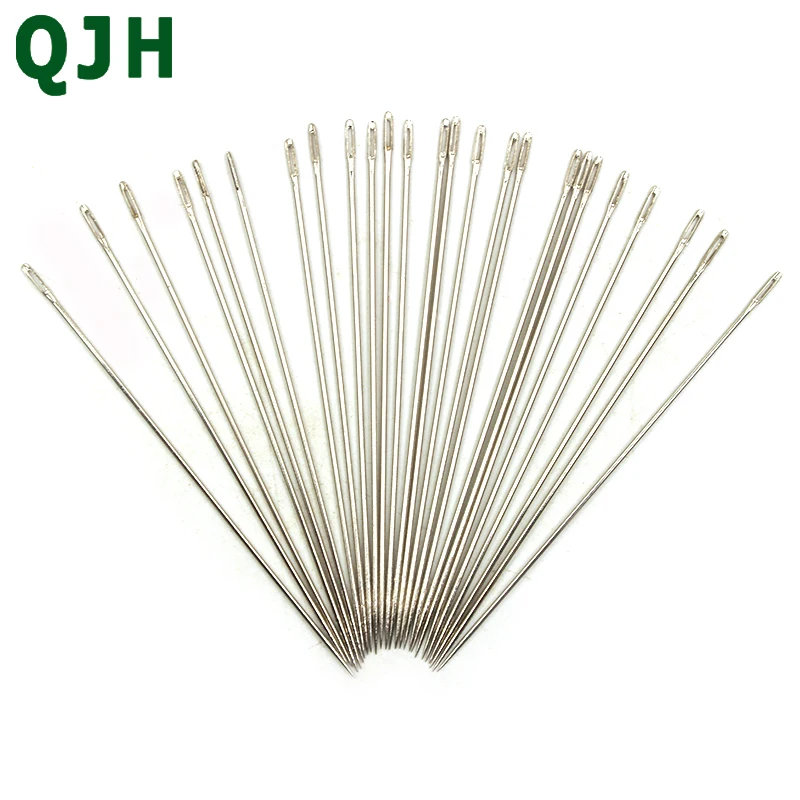 

New string bead needle 25pcs/set for DIY hand jewelry making tool big eye beading threading needles,13 sizes string cord pins