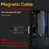 TOPK AM21 câble magnétique Nylon tressé Micro USB câble données synchronisation aimant chargeur câble pour Xiaomi Redmi 4X Samsung S7 Microusb ► Photo 2/6