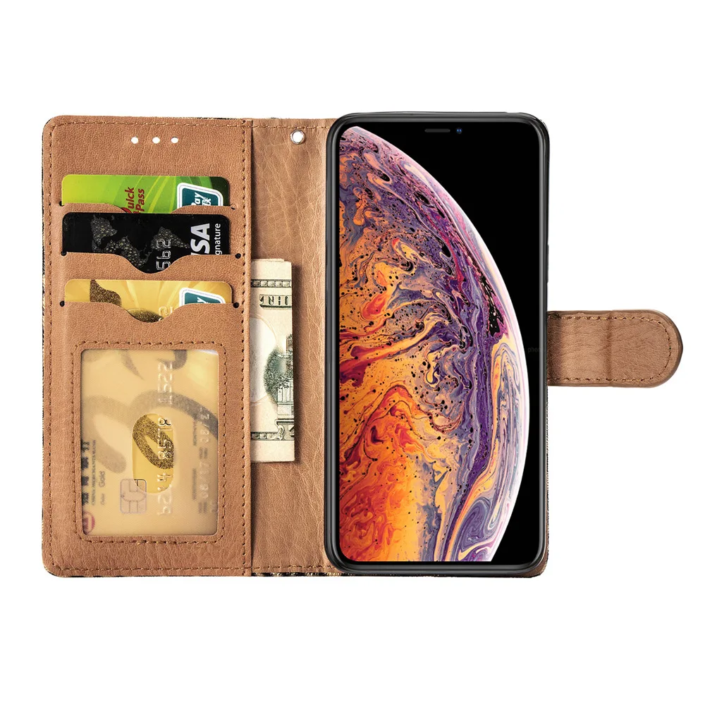 Роскошный ТПУ кожаный чехол для iPhone XS MAX XR задняя крышка защитный держатель карт