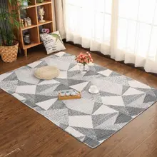 Коврик для гостиной с рисунком из мультфильма, удобный мягкий коврик из хлопка, милый коврик для детской комнаты, простой коврик для ползания