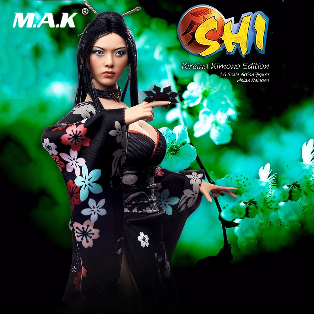

For Collection PL2014-71B-1 SHI in Kimono 1/6 Scale Full Set Asia Version with Steel Stainless Action Figure for Fans Gifts