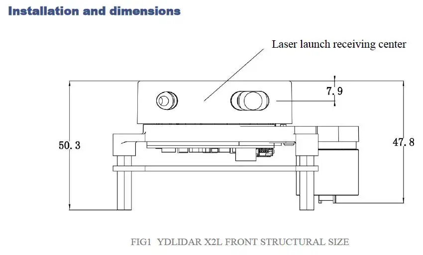 EAI 360 ° сканирование ультра-маленький лазерный радар 8 метров YDLIDAR X2L ROS навигационный путь планирования препятствий