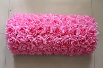 

pink 10pcs/lot large floral arrangement Wedding arch square pavilion corners decorative silk flower props TONGFENG