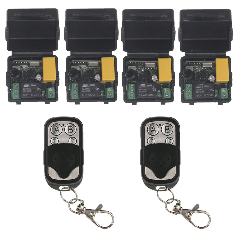 

Mini Universal AC 220V Relay 1CH 1 CH Wireless Remote Control Switch Receiver Module and RF Transmitter,315 / 433 MHz