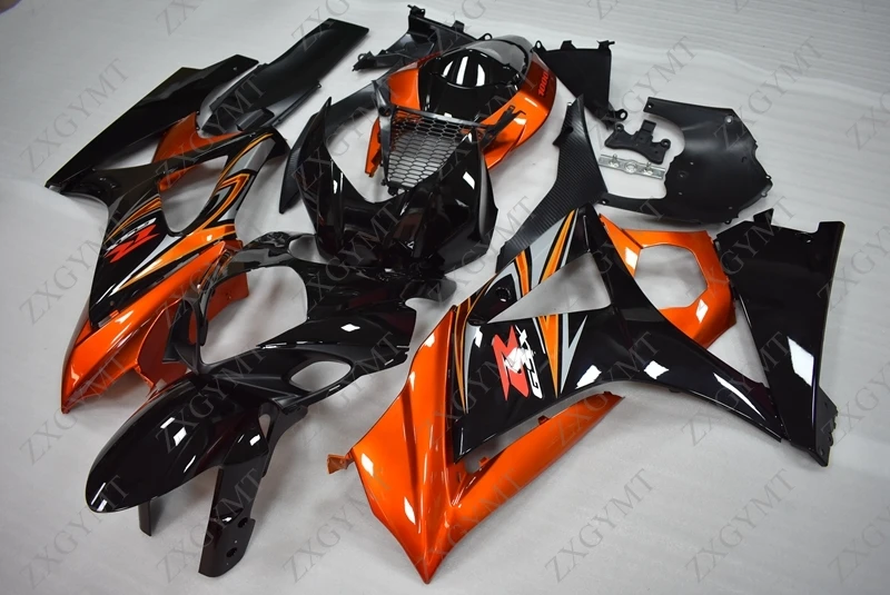 

Plastic Fairings GSXR 1000 2007 - 2008 K7 Orange Black Fairing Kits GSX R 1000 07 Bodywork GSXR1000 07