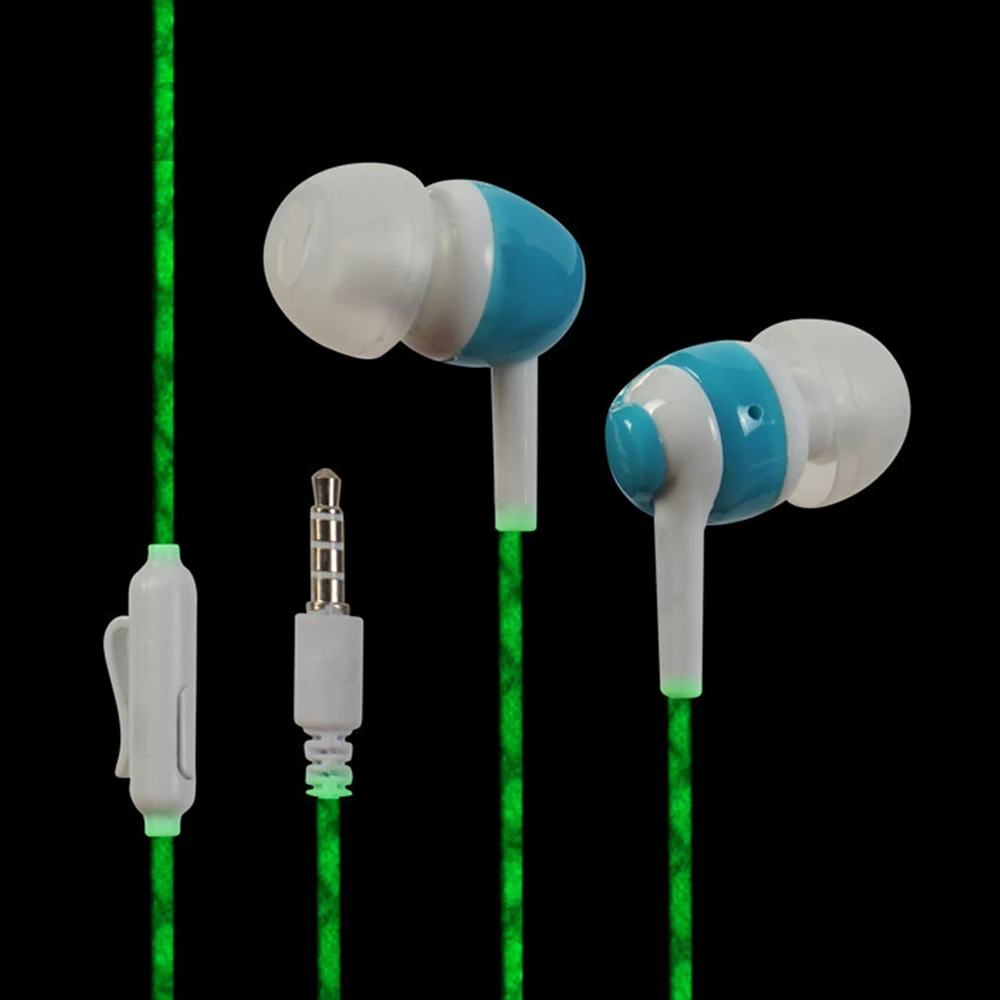 Buy Glow Earphone In The Dark Earphones Luminous Neon