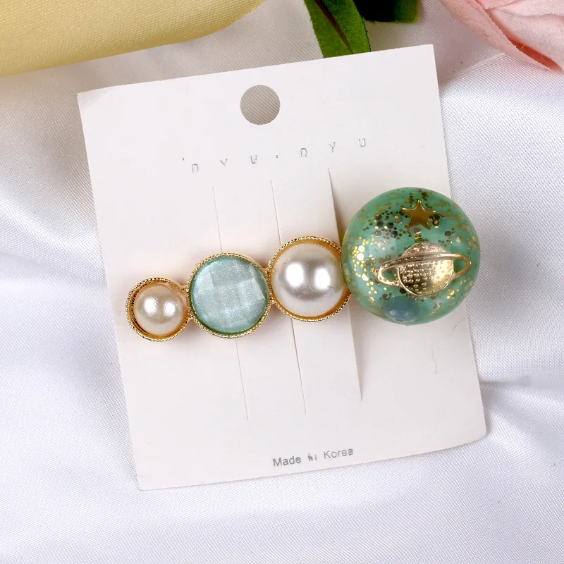 High Quality Acetate Hairpins Starry Sky Women Barrettes Hairband Hair Accessories For Girls Comb Pin Hair Clip Vintage Headwear (7)