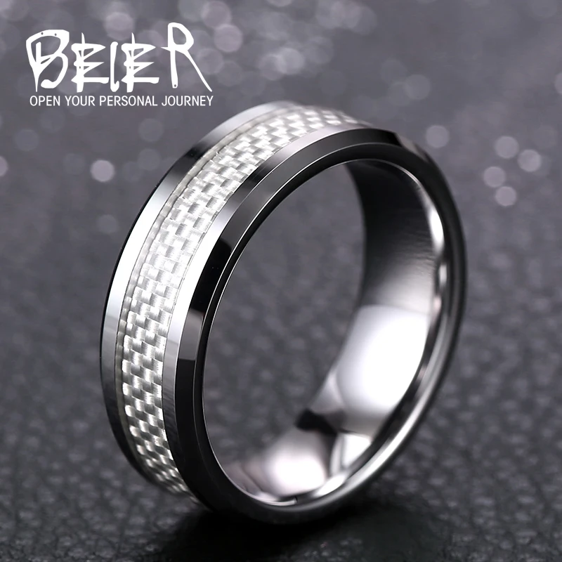 BEIER, новинка, королевская мужская мода, очаровательное обручальное Обручальное вольфрамовое кольцо, высокое качество, милые ювелирные изделия,, BR-W005