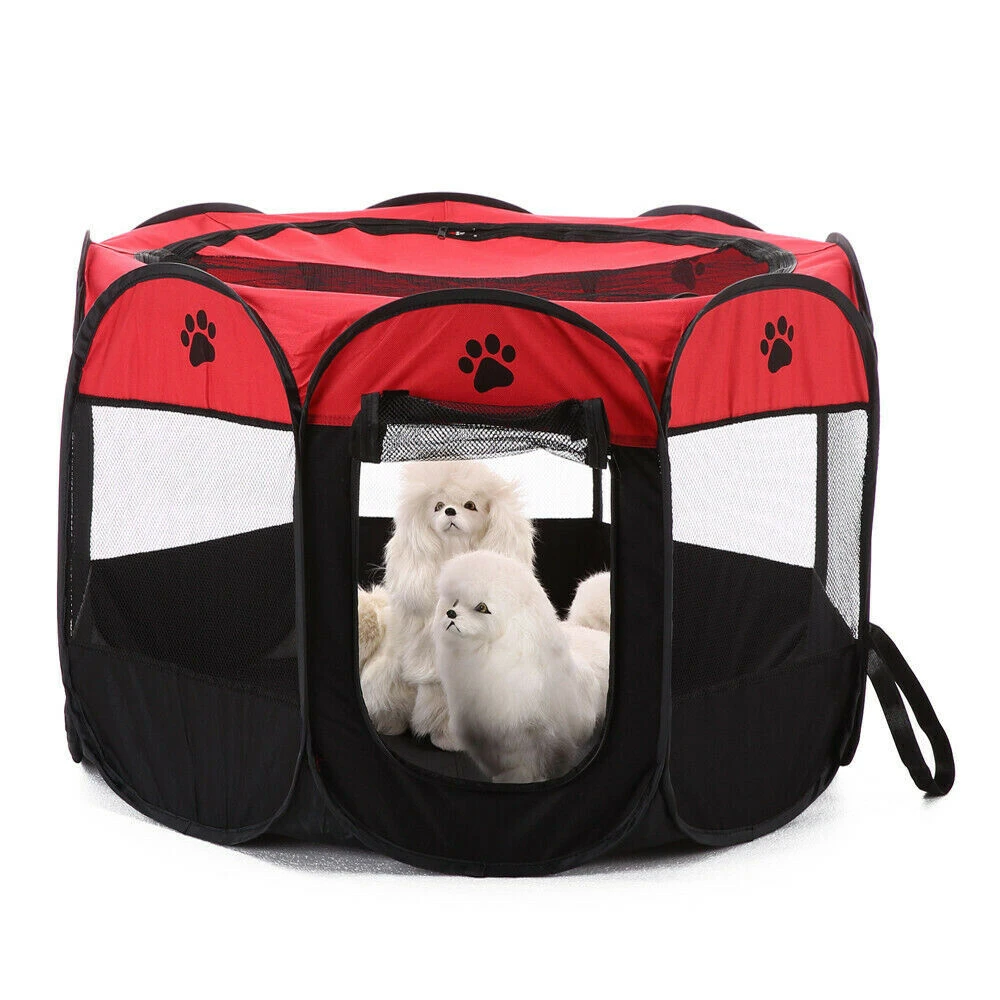 large fabric dog playpen