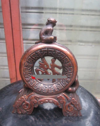 

003687 8 Lucky Chinese Buddhism Fengshui bronze Monkey statues Figures