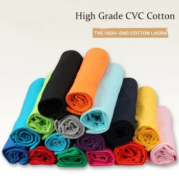 

Multicolor Heat Transfer T-shirt Comfortable Kids Cotton T-shirt with Round Neck 180gsm for Customize Design 10pcs