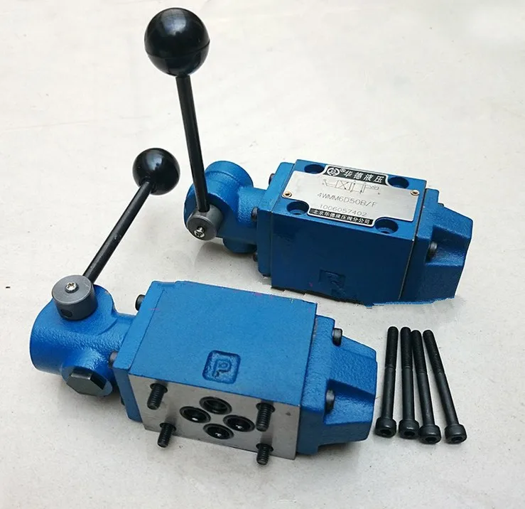 

HUADE the manual directional control valve 4WMM10A10B hydraulic valve