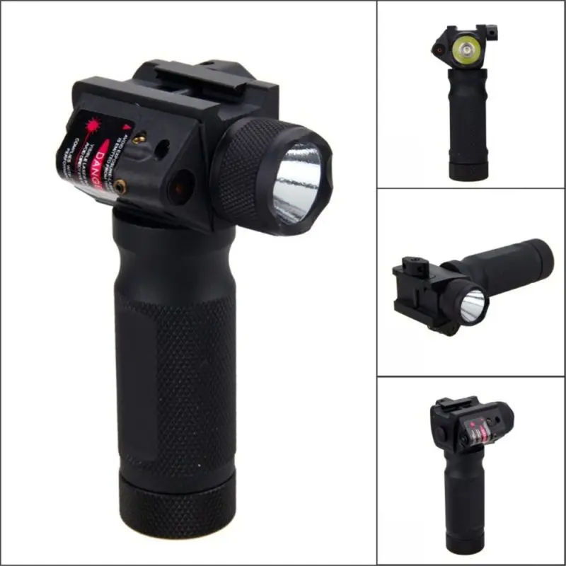 

Modified Exterior Red Dot Laser Glare Flashlight Handle For 21mm Guide Rail