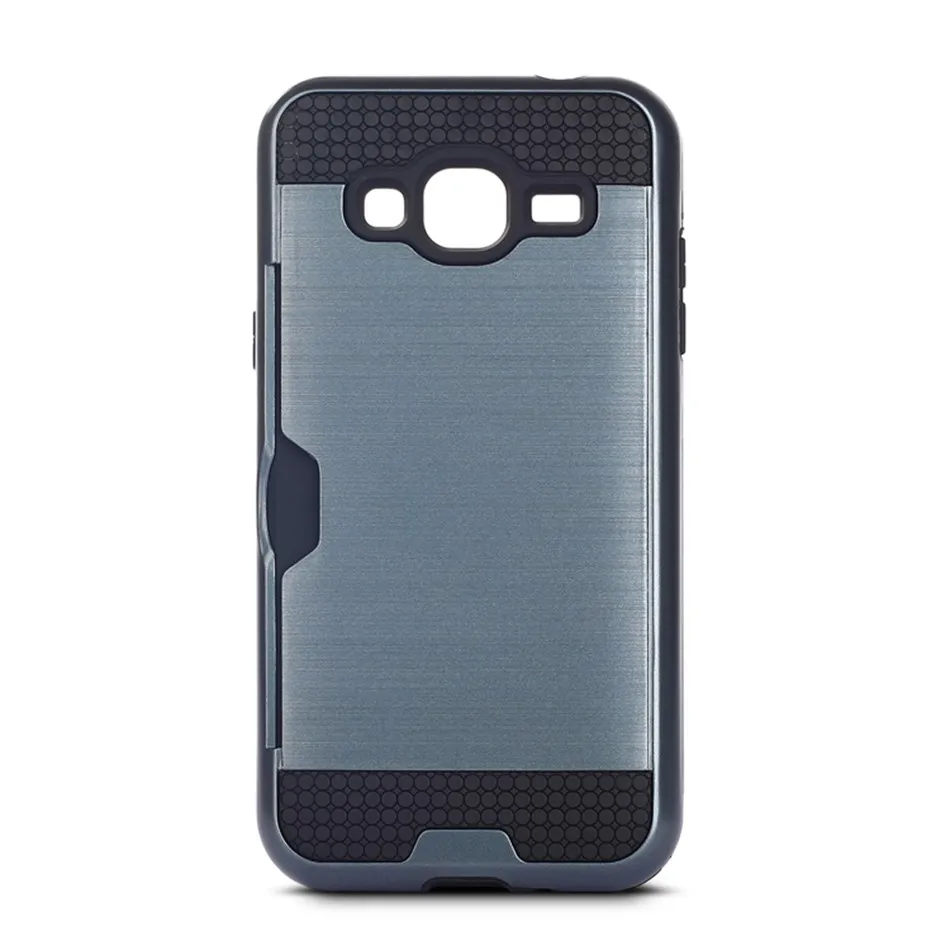 

Brushed Back Cover 2 in 1 Case for Samsung Galaxy J2 Prime J3 J5 Core J7 2017 Coque Armor Rugged Silicone Rubber Coque