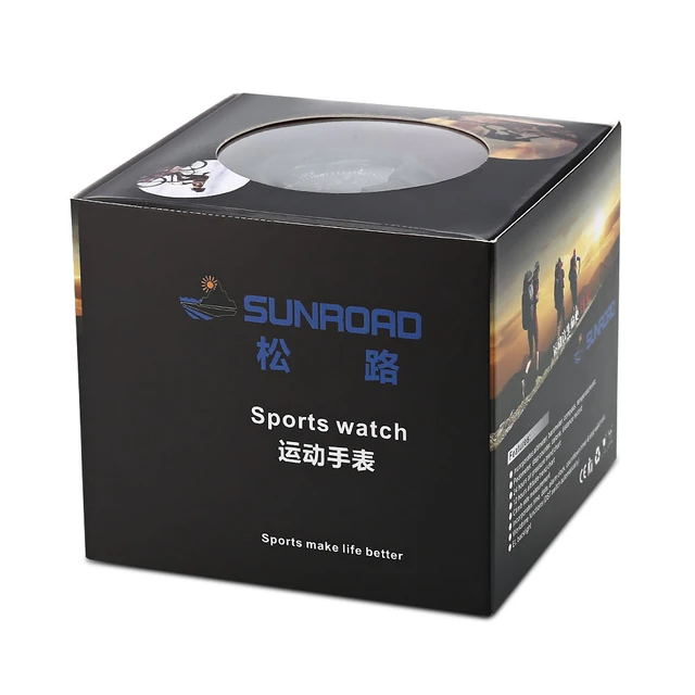 SUNROAD FR823B Men Multifunctional Outdoor Sports Electronic Wrist Watch 6