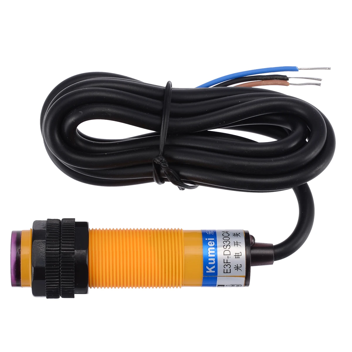 High Quality Photoelectric Switch Adjustable Infrared Proximity Sensor Switch Photoelectric Sensor NPN NO with Bracket