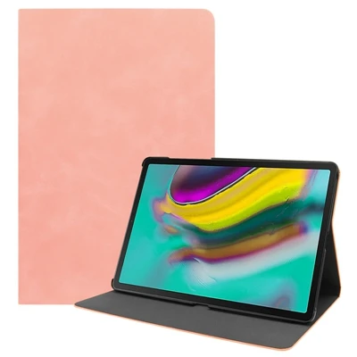 Роскошный чехол-книжка для samsung Galaxy Tab S5e 10,5 SM-T720 SM-T725 T720 T725 Tablet+ мягкая прозрачная защитная пленка для экрана из ПЭТ - Цвет: Розовый