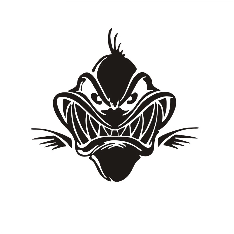 DCTAL  car Fishing Sticker car styling programa Catfish Hunter Pesca divertido Cuerpo Adhesivos Accesorios fishing decal  F0-42