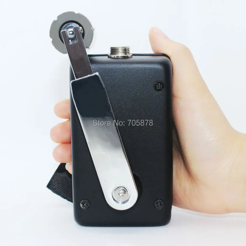  Portable Hand Crank Generator 30W Small Dynamo Outdoor Emergency Phone Charger