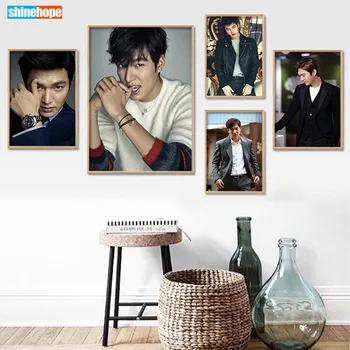 

Custom Canvas Poster Art Lee Min Ho Poster Home Decoration Cloth Fabric Wall Poster Print Silk Fabric 30X45cm,40X60cm